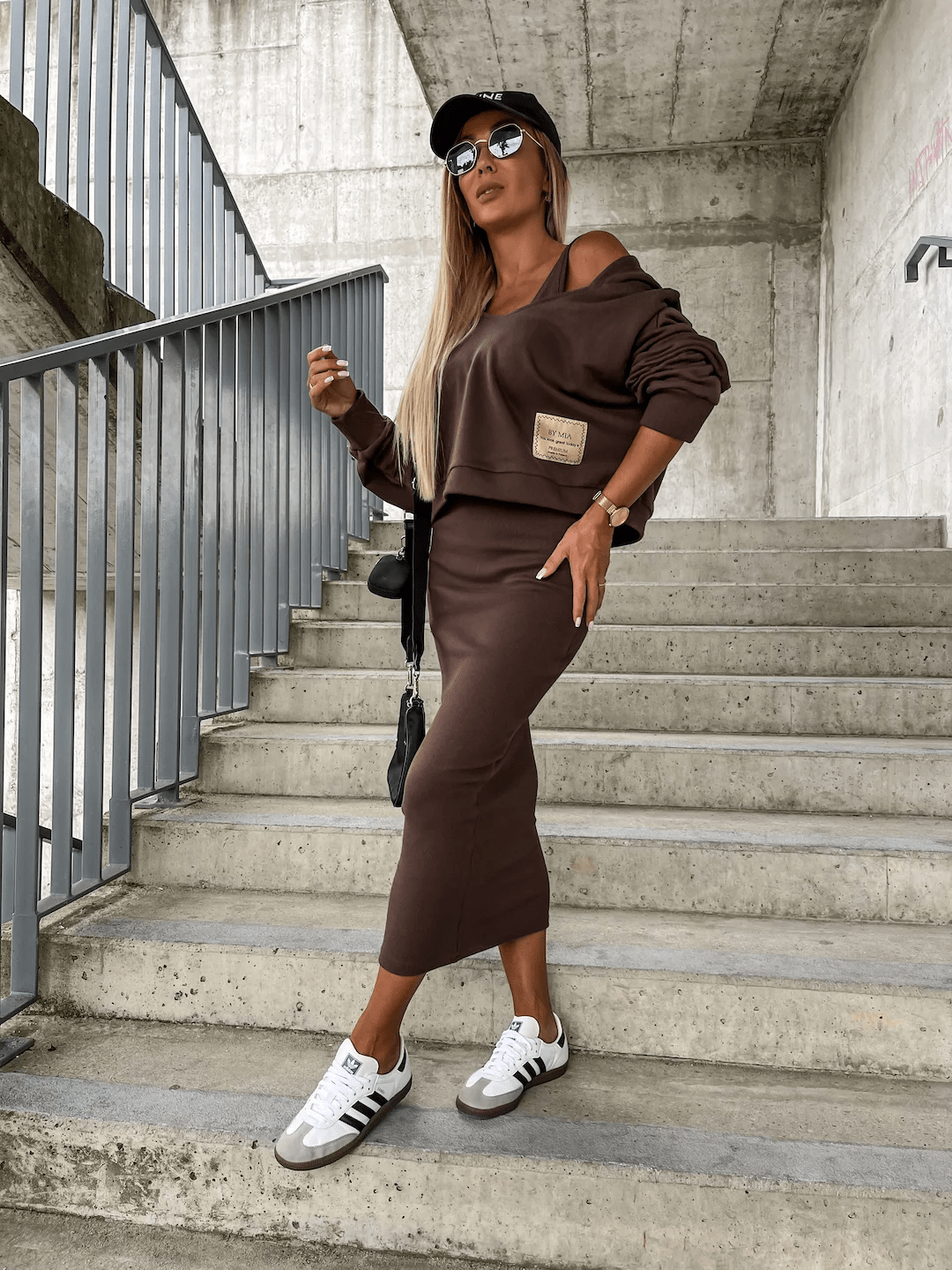 Evandra | Lagen-Strick- und Kleid-Set