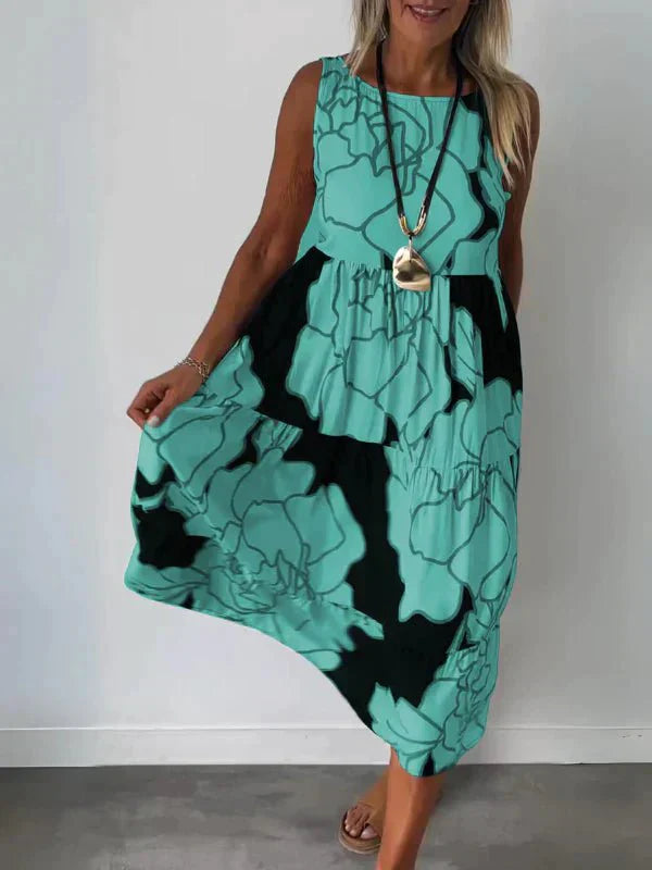 Joleen | Romantisches Kleid mit Blumendruck