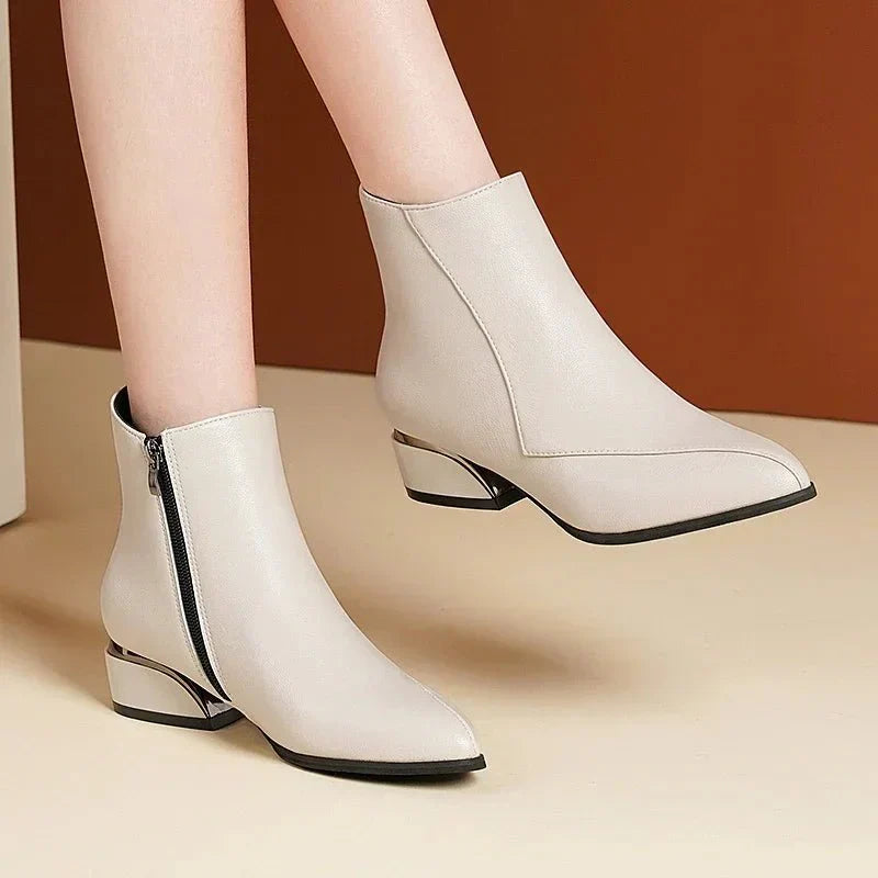 Xanthe | Stylische Stiefeletten mit Blockabsatz