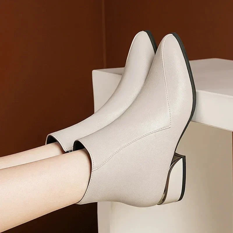 Xanthe | Stylische Stiefeletten mit Blockabsatz