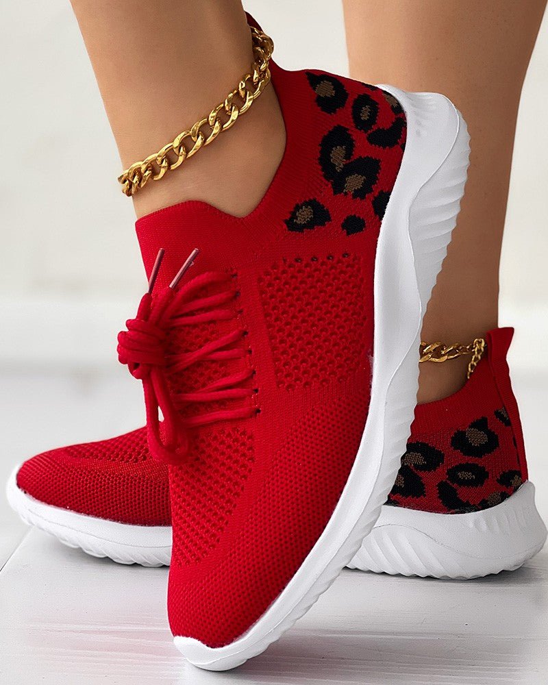 Felira | Sportliche Sneakers mit Leopardenmuster