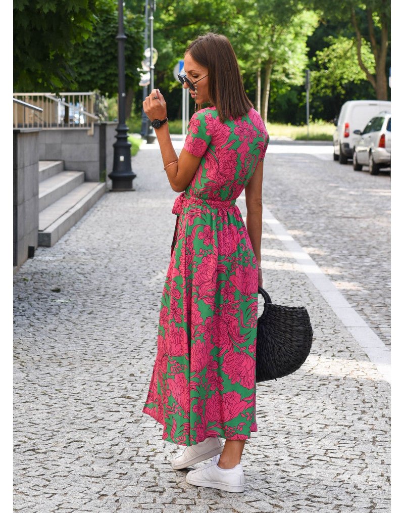 Leopolda | Wickelkleid mit Blumenmuster