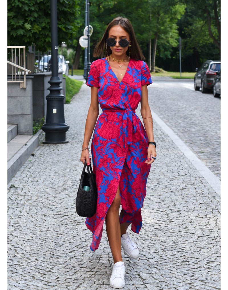 Leopolda | Wickelkleid mit Blumenmuster