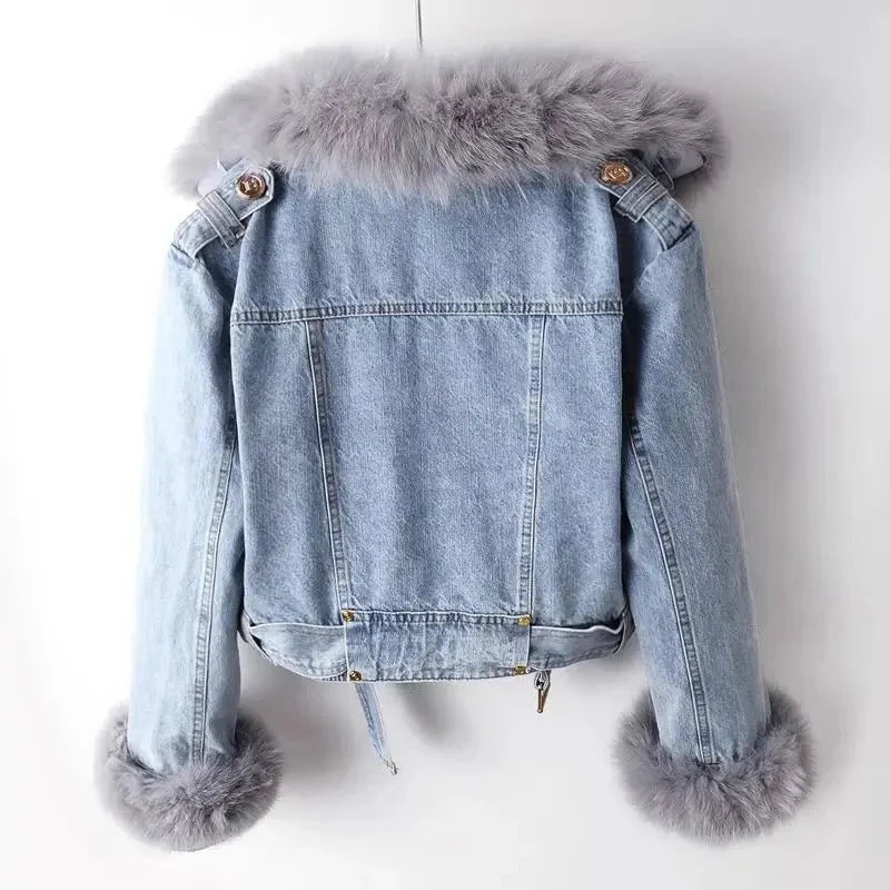 Liselotte | Jeansjacke im Vintage-Stil