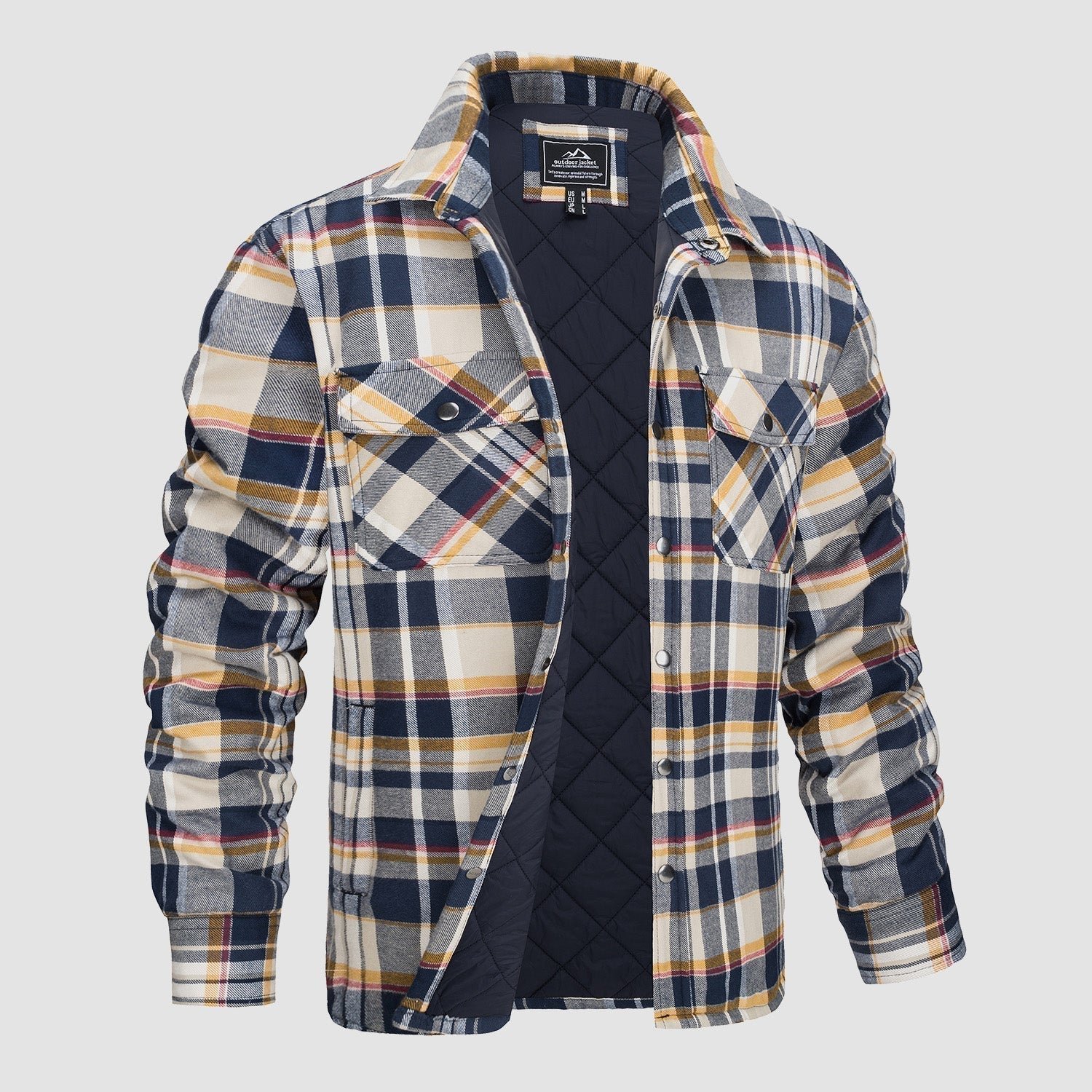 Bravien | Karierte Freizeitjacke