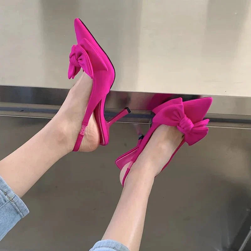 Ione | Elegante Slingback-Pumps mit Schleife