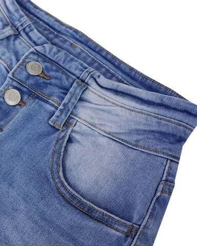 Reniva | Hoch taillierte Schlagjeans