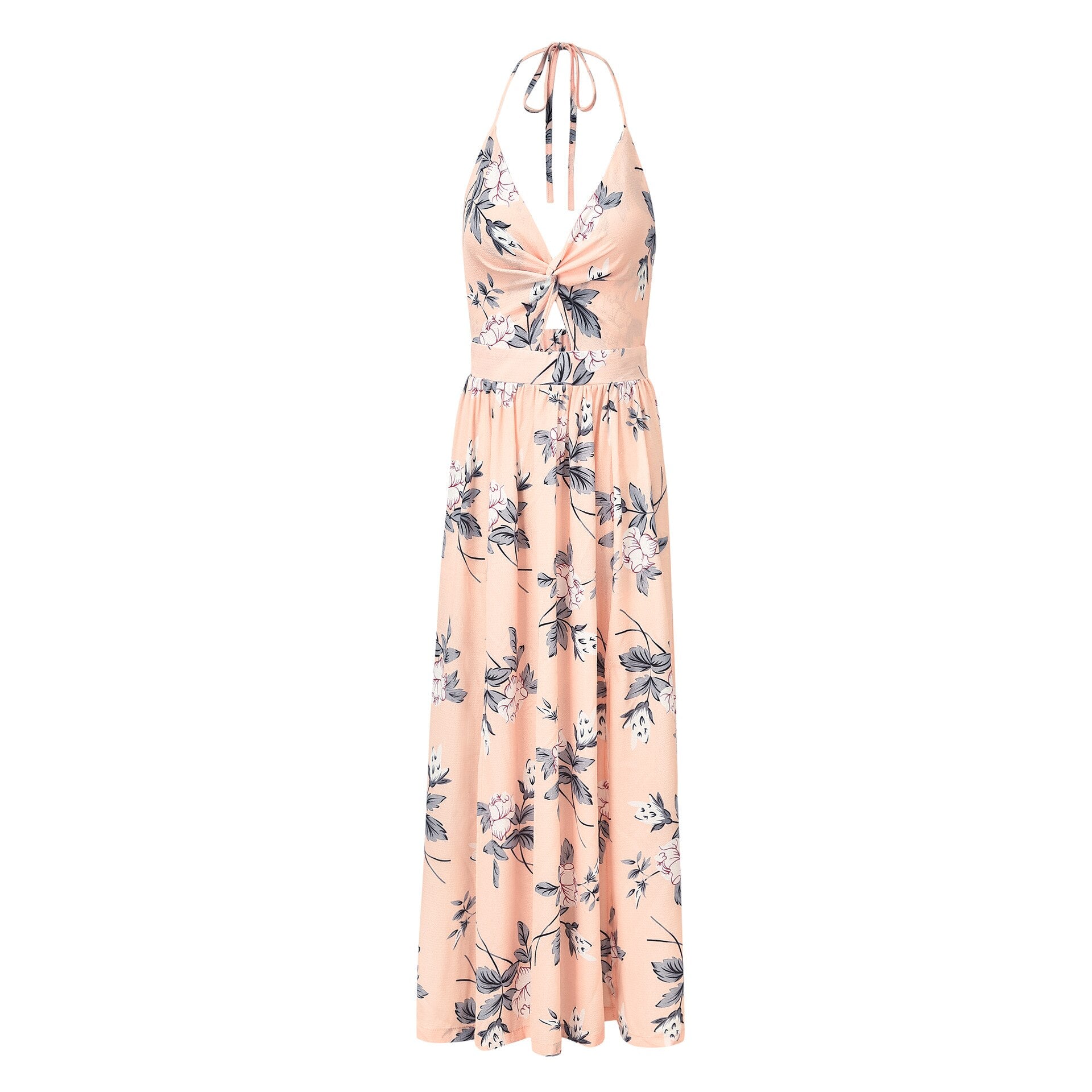 Serelina | Boho-Maxikleid mit doppeltem Schlitz