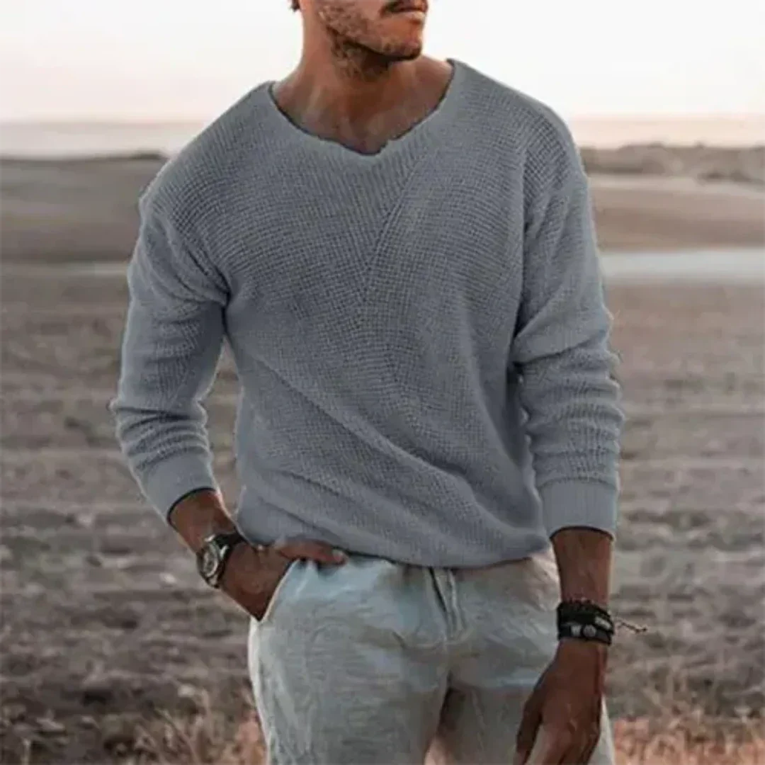Magnus | Warmer Langarm-Strickpullover
