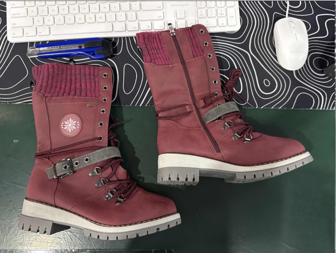 Wasserdichte kniehohe Schneestiefel