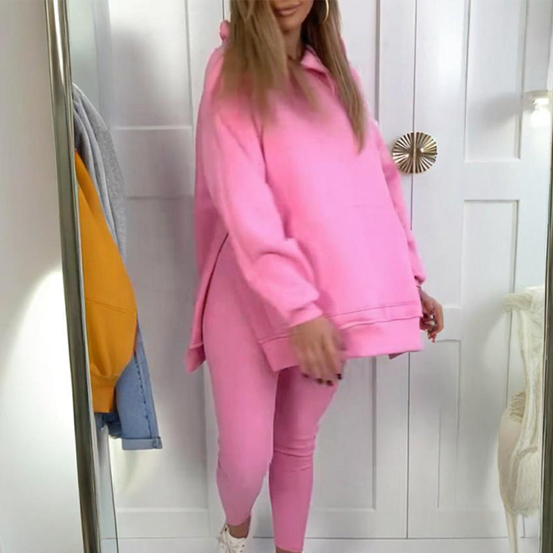 Stilvolles Set aus Hoodie und Hose