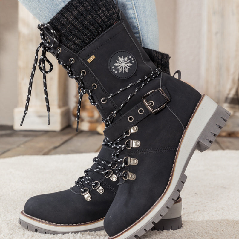 Wasserdichte kniehohe Schneestiefel